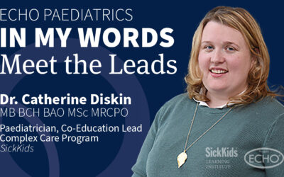 Dr. Catherin Diskin ECHO Complex Care "In My Words" banner Dr. Catherin Diskin ECHO Complex Care - In My Words: Meet the Leads title